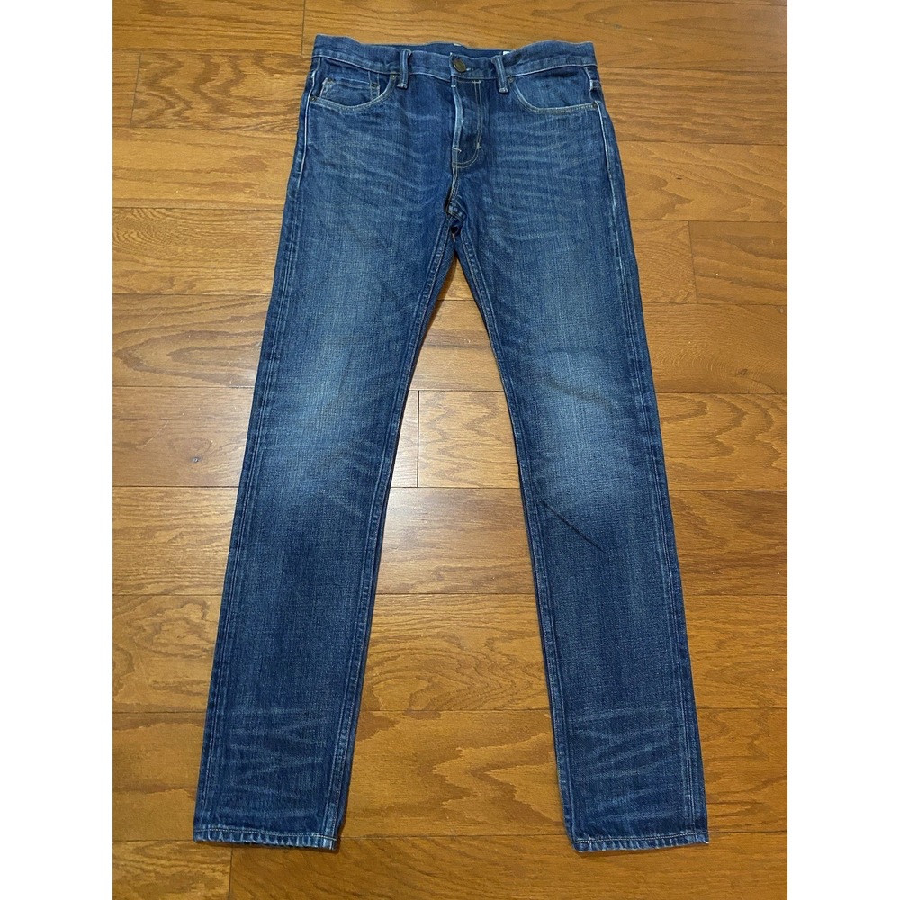 AllSaints Spitalfields Jeans Mens Selvedge Whiskers Honeycomb Fits 32x32 (tag 30